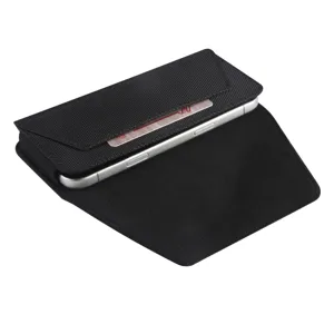 Oxford stoffen telefoonholster met kaartsleuf en magnetische sluiting voor heren