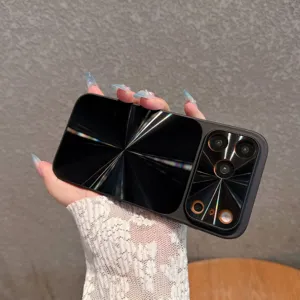 Funda de teléfono con patrón CD colorido compatible con Apple iPhone 18 Pro Max carcasa
