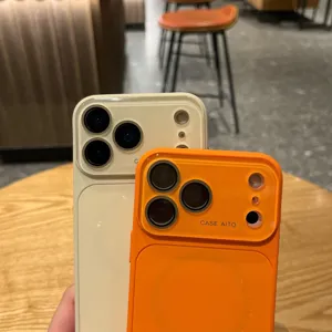 Minimalistische matte telefoonhoes detail toont prachtige textuur en dubbele kleurenopties.