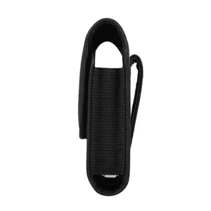 Black leather phone holster for men waist bag belt loop clip horizontal phone case cover