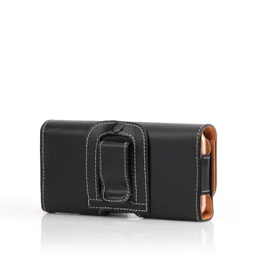Funda de Teléfono Universal de Cuero de Imitación Con Trabilla para Cinturón Holster Bolsa Voltear Magnético Riñonera Carcasa Protectora Para Teléfono Inteligente