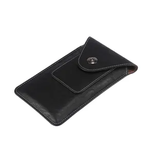 Herren Leder Handy Tasche schlanke Gürtel Tasche mit Kartenfach für Smartphone Nutzung