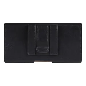 Universelle PU Leder Handy Gürteltasche Holster Etui für Smartphone Schutz Detailansicht