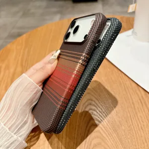 Detailed close-up view of premium magnetic hard phone case featuring elegant patterns.