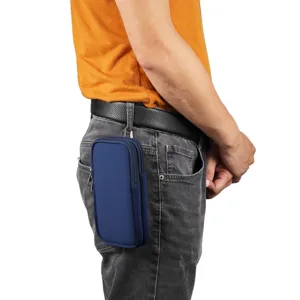 Doppelter elastischer Taillentaschen Neopren Handgelenk Gürteltasche für den täglichen Gebrauch