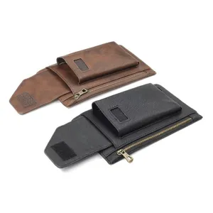 Universele telefoon heuptas met rits en klittenband voor outdoor sporten en dagelijks gebruik.