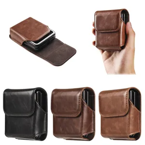 Custodia da Cintura Vintage in Similpelle Con Passante Per Cintura Per Samsung Z Flip Custodia Protettiva Per Schermo Pieghevole Tasca Per Telefono Cellulare Cover