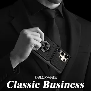 Business phone case compatible with Samsung Galaxy Ultra, drop-proof protective cover.