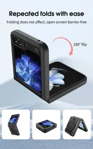 Magnetische klappbare Handyhülle mit Ständer, sturzsichere Schutzhülle für klappbare.