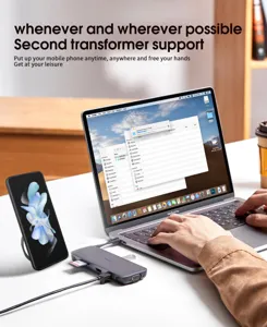 Magnetische klappbare Handyhalterung Hülle für Samsung Z Flip, Tischständer Schutzhülle.