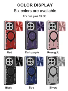 Detalles de visualizacion de color para la funda protectora magnetica OnePlus 13 5G.