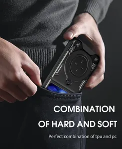 Magnetische Schutzhülle für Samsung Galaxy Z Flip Serie TPU PC stoßfeste Schutzhülle