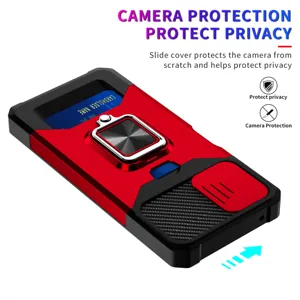 Ανθεκτική θήκη προστασίας για Motorola Moto G με συρόμενο κάλυμμα κάμερας και βάση.