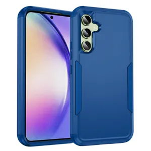 Funda protectora robusta con diseño de doble capa a prueba de golpes y recortes precisos de cámara.