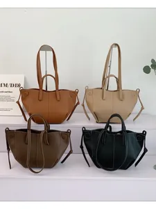 Korean style fashion women's shoulder bag Maillard tote dumpling handbag main view