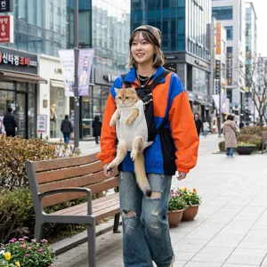 Breathable Mesh Pet Dog Cat Carrier Backpack Portable Travel Front Chest Bag