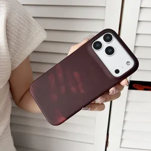 Thermische kleurveranderende telefoonhoesje voor iPhone harde beschermende hoes achterkant