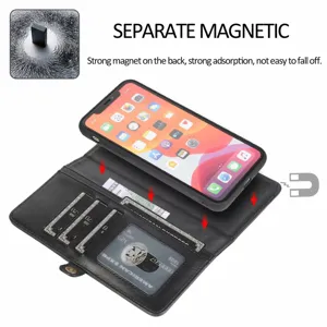 Custodia per telefono magnetica rimovibile con fessure per carte e forte adesione.