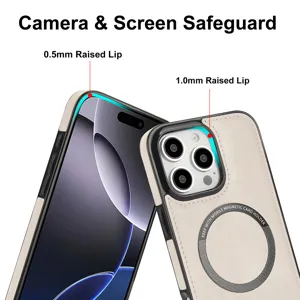 Coque de téléphone magnétique compatible iPhone 16 15 Samsung S24 Ultra charge sans fil