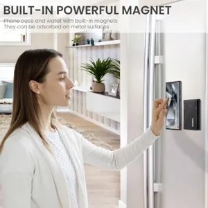 Coque de téléphone en cuir magnétique avec porte-carte pour Samsung S24 Ultra, aimant fort.
