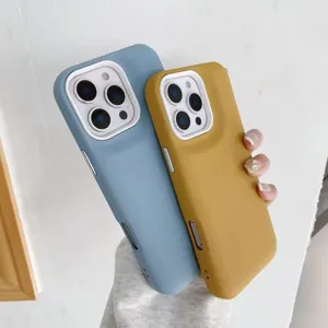 Close-up detail shot of colorful liquid silicone phone cases showcasing soft texture and design.