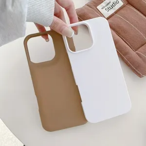 Protective liquid silicone phone case compatible with iPhone, soft touch dual-color phone cover