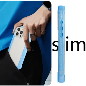 Slim matte protective phone case anti-drop hard cover compatible with apple iphone devices.