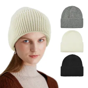 Berretto In Maglia Caldo Invernale Unisex A Righe Verticali Con Risvolto Per Uomo Donna Outdoor Sci Sport Casual