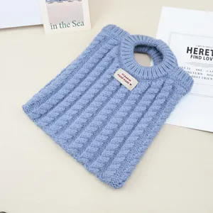 Koreanischer Stil minimalistische blaue Strick Handtasche lässige geflochtene Damentasche neu