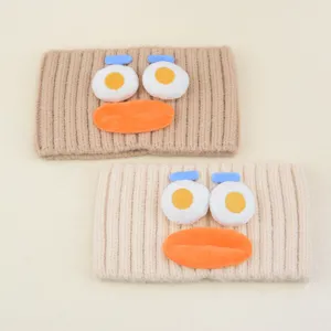 Strick Stirnband niedliches Gesicht Make-up Yoga Haarband weiches Wollhaar-Accessoire Detail