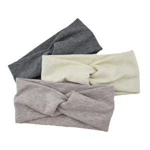 Gestricktes Kreuz-Stirnband Set, elastische Sport Haarband für Yoga und Gesicht waschen.
