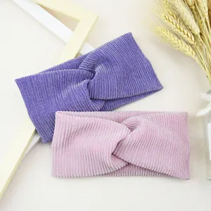 Sparkly metallic twisted headbands detail view, perfect for daily wear, sports and yoga workouts.