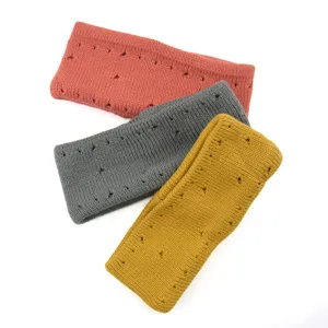 Knitted headband distressed winter ear warmer soft elastic hair band for yoga workout 3pcs