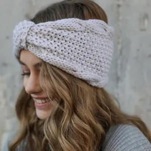 Ζεστό πλεκτό headband γυναικείο χειμωνιάτικο κομψό αξεσουάρ μαλλιών με πλεξούδα μόδας