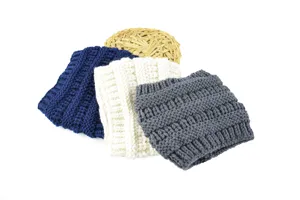 Banda de punto gruesa orejeras invierno acogedor accesorio para el cabello trenza