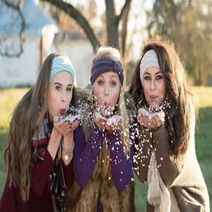 Women winter knit headband ear warmer stylish crochet hair band cozy handmade cold weather accessory