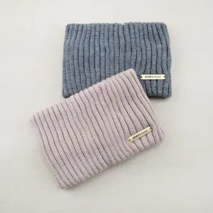 Double-layer knitted headband winter warm ear warmer solid color hair band for women daily wear