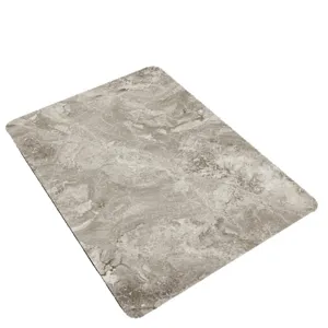 Marble pattern kitchen dish drying mat, quick-drying diatomite water absorbent table mat.