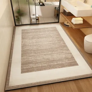 Absorbent diatomaceous earth bathroom rug large non-slip floor mat for home decor