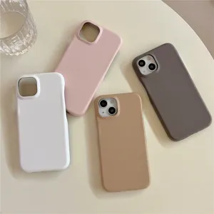 Custodia per Telefono in Silicone per Apple iPhone Stile Lusso Leggero Cover Posteriore Protettiva Accessori per Cellulari