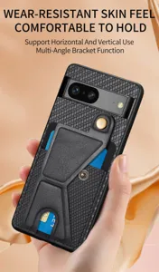 Coque Google Pixel 7 Pro Multifonction Support Emplacement Carte Anti-Chute Étui