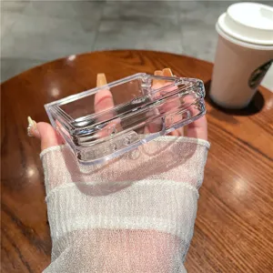 Transparente harte Schutzhülle kompatibel mit Samsung Z Flip Serie, 360 Grad Rundum-Schutz Design.