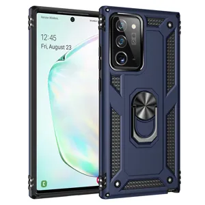 Funda protectora antichoc de armadura con soporte de anillo para Samsung Note 20 Ultra carcasa