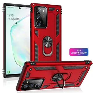 Fundas Protectora Antigolpes Resistente con Soporte de Anillo para Samsung Galaxy Note 20