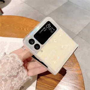 Klare Laser Schutzhülle Für Samsung Galaxy Z Flip Faltbare Handyhülle Glänzendes Etui