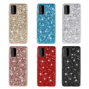 Glitter Hard Phone Case Full Protection Sparkle Protective Cover Compatible Samsung