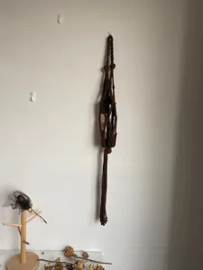Sac en filet de bouteille de vin en macramé de coton fait main sac suspendu réutilisable