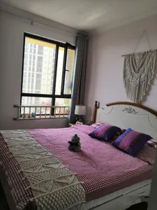 Bohemian macrame bed runner for bedroom decor, handmade woven cotton table runner textile mat.