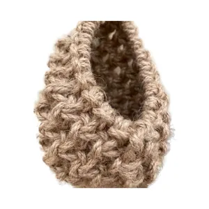 Handmade woven teardrop jute bird nest hanging birdhouse pastoral bohemian home garden decor