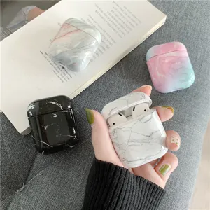 Marble Pattern Earphone Case For AirPods Pro 3 Protective Flip Cover Wireless Charging Box Shockproof Protective Skin Cover